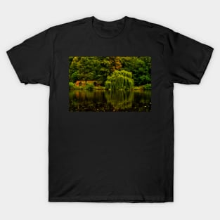 Weeping Willow Tree At Durham City T-Shirt